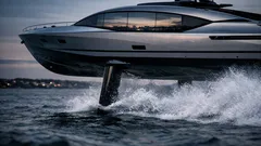 Meet Ghost, the 92-foot hydrofoil yacht designed for a quiet 40+ knot ride