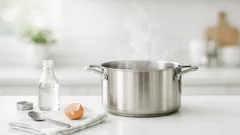 Why adding vinegar to boiling water can make hard-boiled eggs easier to peel