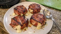 5-Minute Air Fryer Speck-Wrapped Tomino—Crispy Outside, Melty Center